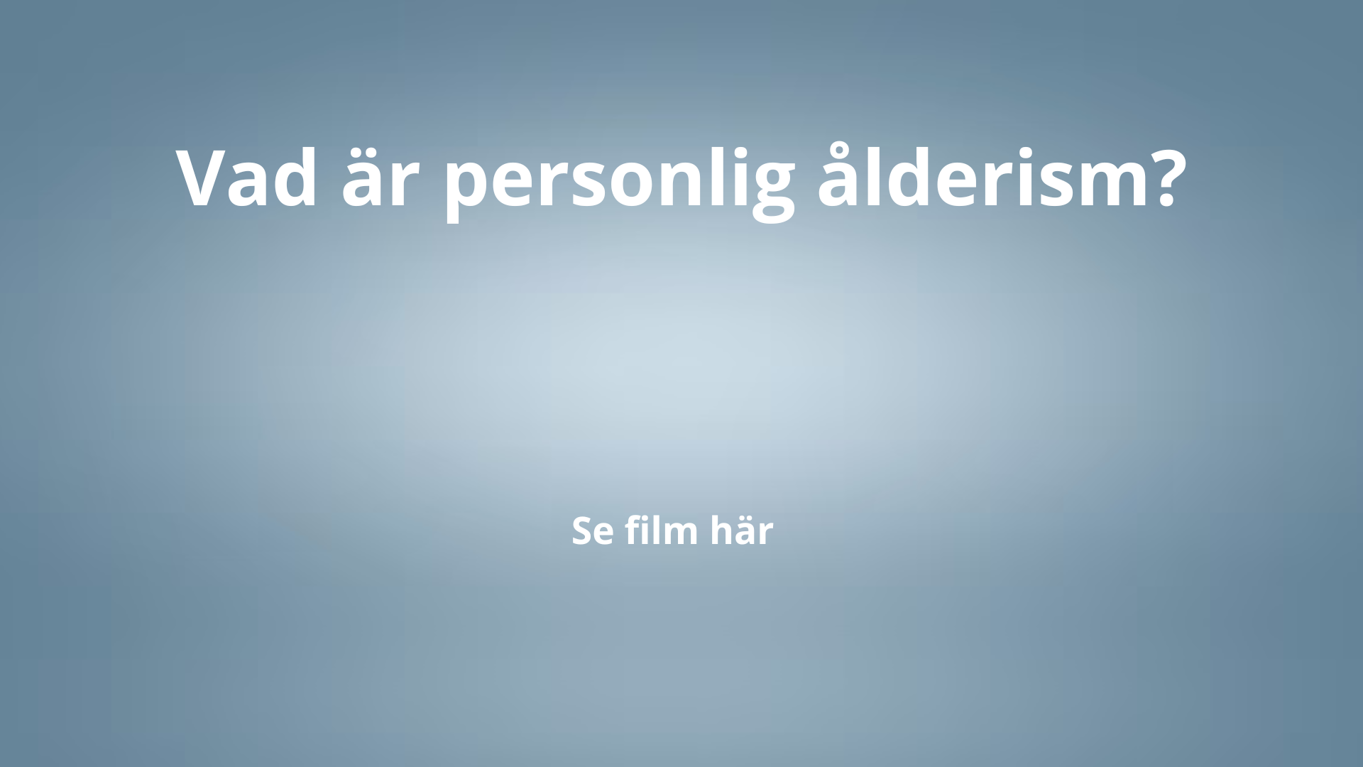 Man vid dator på utbildning om ålderism