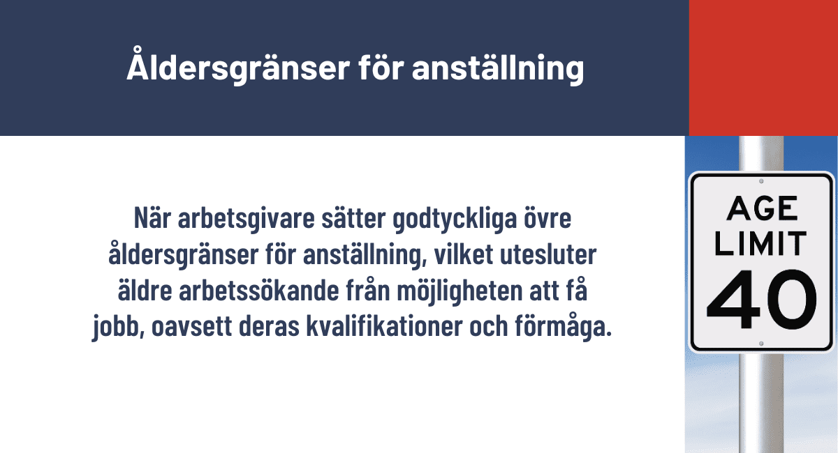 Åldersgränser för anställning